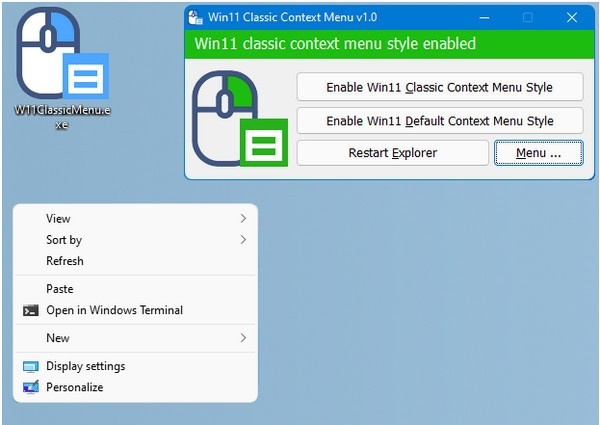 Win11 Classic menu(win11右键菜单修改) v1.0-旗胜科技内部专用